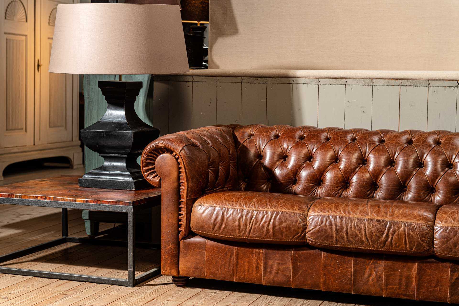 Kabelbane Personlig krone Chesterfield original sofa vintage | Bruegge Antik